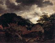 Jacob Isaacksz. van Ruisdael Village at the Wood's Edge Spain oil painting artist